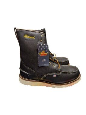 Thorogood Men's 12 1957 Series Waterproof 8″ Briar Pitstop Moc Toe Workboot